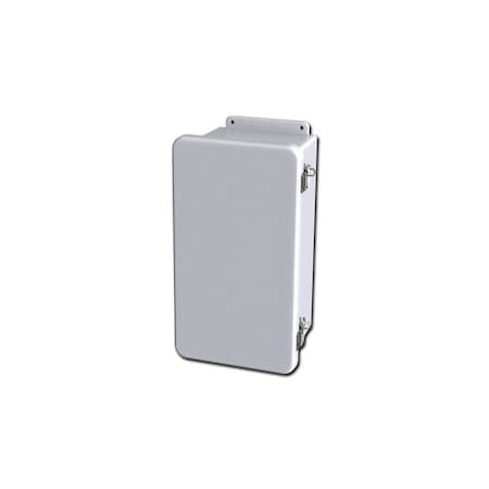 Saginaw Control & Engineering Quick Release Padlock Latch Electrical Enclosures, 15-3/4 in H, 6.81 in D, 8-3/4 in W SCE-14087CHQRFG